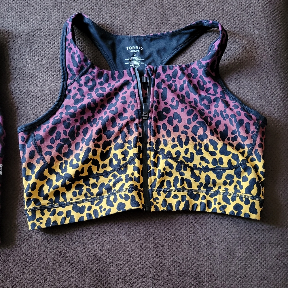 Torrid Leopard Print Active Set - image 2